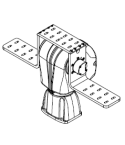 Side payload mounting bracket for use with Top Mount Bracket (D100-BKT-S)