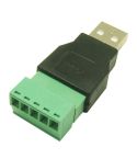 USB Type A Male To 5Pin screw connector